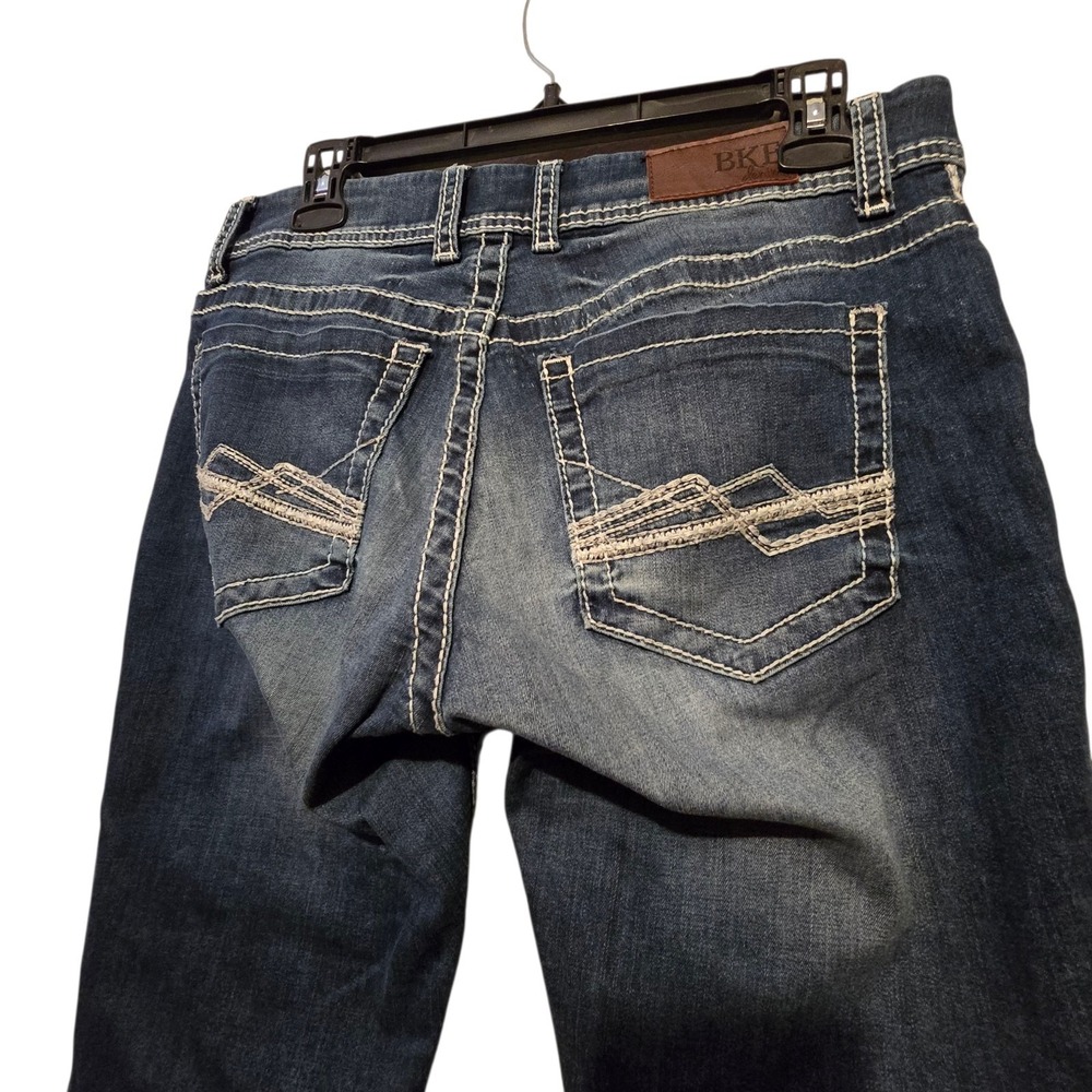 Buckle BKE Harper Cropped Jeans Womens 28 (31"wx23"L) Stretch Med Wash Western